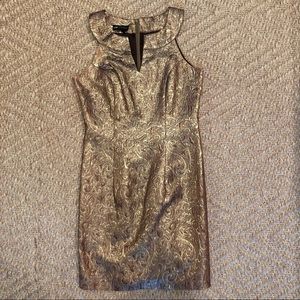 Metallic Gold Dress Sz 6